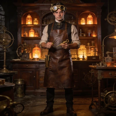 Стимпанк-хирург викторианской эпохи — AI промт для Seedream 4.5