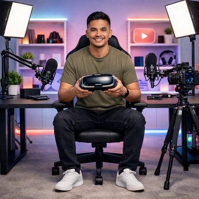 Стример-распаковщик в стиле ASMR — AI промт для GPT Image 1.5