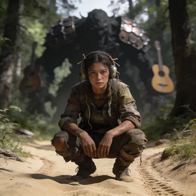 Существо из «Тихого места» (Ужасы) — AI промт для Seedream 4.5