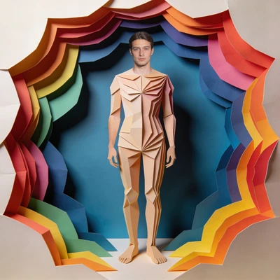 Сюрреалистичный бумажный стиль — AI промт для Seedream 4.5