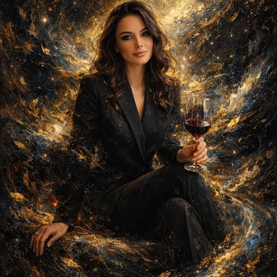 Сюрреалистичный масляный портрет — AI промт для GPT Image 1.5