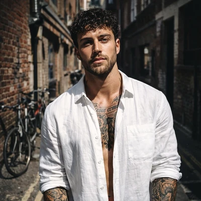 Тату-модель: Уличный стиль — AI промт для GPT Image 1.5