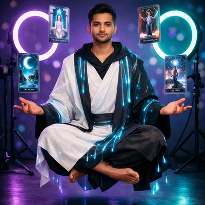 Техно-мистик из TikTok — AI промт для GPT Image 1.5