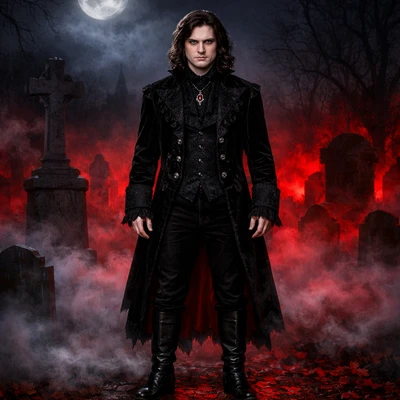 Темный готический вампир — AI промт для GPT Image 1.5