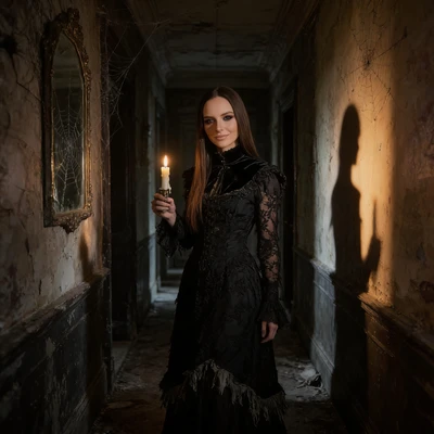 Темный шепот заброшенного поместья — AI промт для Seedream 4.5