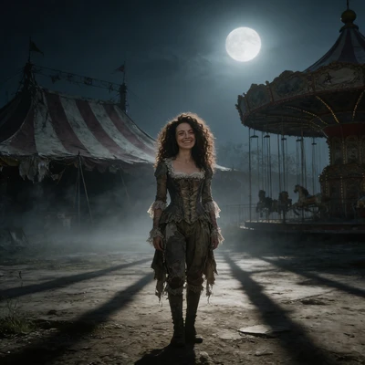 Тень заброшенного цирка — AI промт для Seedream 4.5