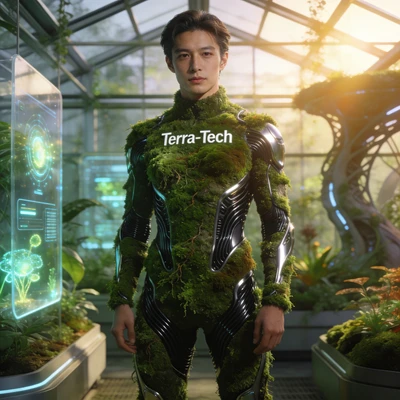 Тренд: Человек будущего в стиле 'Terra-Tech' — AI промт для Seedream 4.5