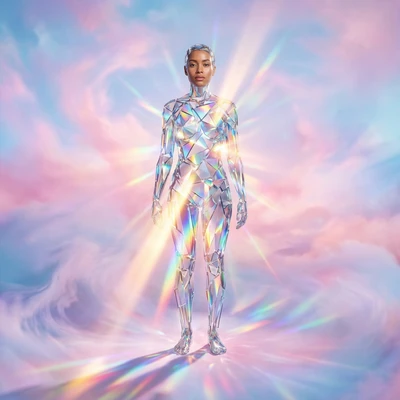 Тренд: Стеклянная скульптура — AI промт для Nano Banana Pro