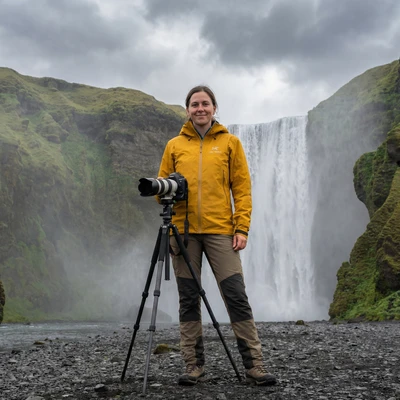 Тревел-блогер в Исландии — AI промт для Nano Banana Pro