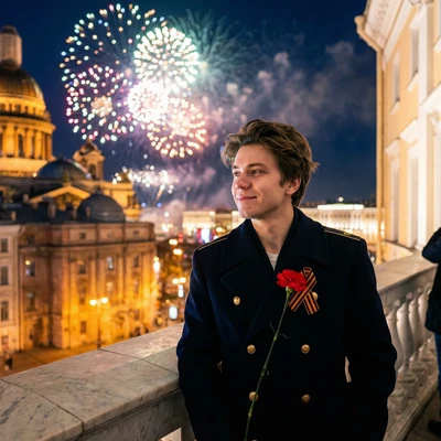 Триумфальный Салют Победы — AI промт для Nano Banana Pro