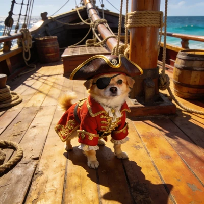 Тропический попугай-пират — AI промт для Seedream 4.5