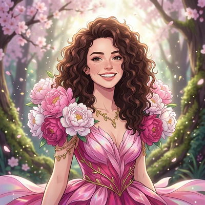 Цветочная фея в стиле гиперреалистичного аниме — AI промт для Nano Banana Pro