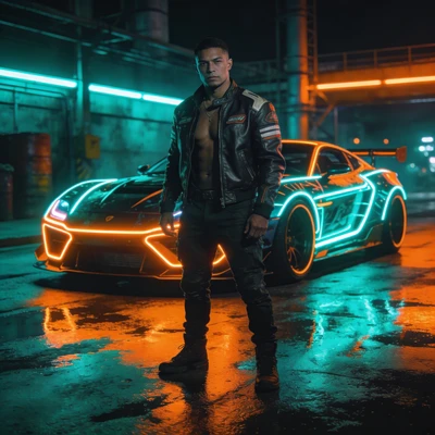 Уличный гонщик из «Форсажа» — AI промт для Seedream 4.5