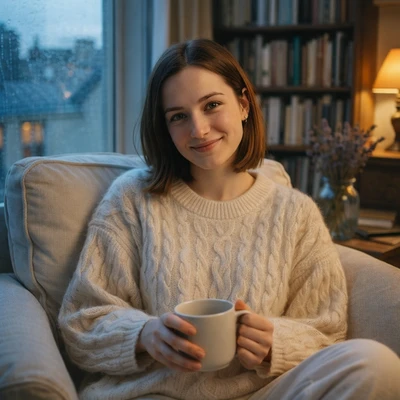 Утро книжного блогера — AI промт для GPT Image 1.5