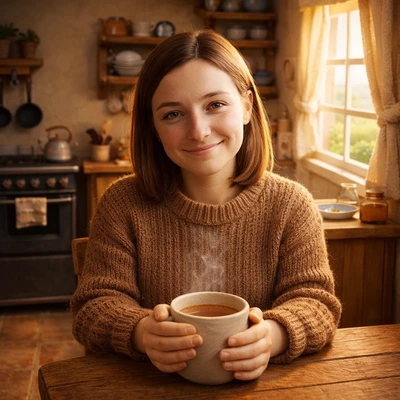 Утро в пластилиновом домике — AI промт для GPT Image 1.5