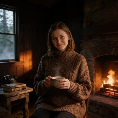 Уютный детектив в стиле Твин Пикс — AI промт для Seedream 4.5