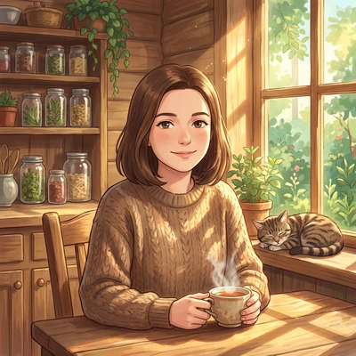Уютный вечер в стиле Ghibli — AI промт для Nano Banana Pro