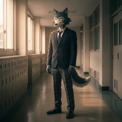 В стиле аниме «Beastars» — AI промт для Nano Banana Pro