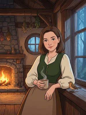В стиле классической 2D-анимации — AI промт для Nano Banana Pro