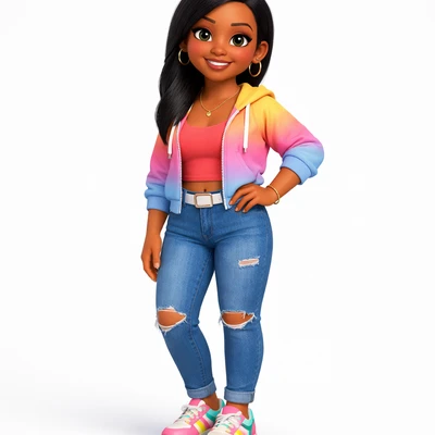 В стиле мультфильма Pixar — AI промт для GPT Image 1.5