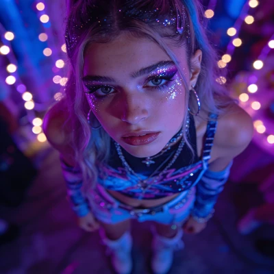 Вечеринка в стиле «Эйфория» — AI промт для Seedream 4.5