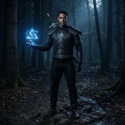 Ведьмак в стиле сериала Netflix — AI промт для Nano Banana Pro