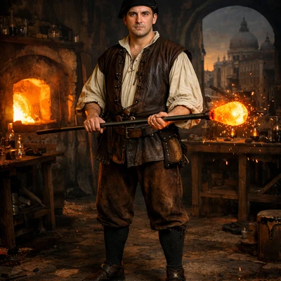 Венецианский стекольщик — AI промт для GPT Image 1.5