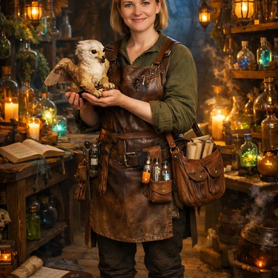 Ветеринар мифических существ — AI промт для GPT Image 1.5