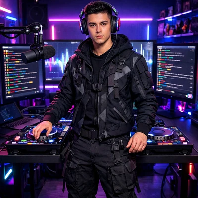 Виртуальный диджей на Twitch — AI промт для GPT Image 1.5