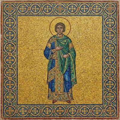 Византийская мозаичная живопись — AI промт для Nano Banana Pro