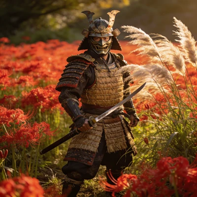 Воин в стиле игры «Ghost of Tsushima» — AI промт для Seedream 4.5