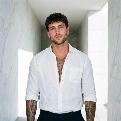 Высокая мода: Белое золото — AI промт для Nano Banana Pro