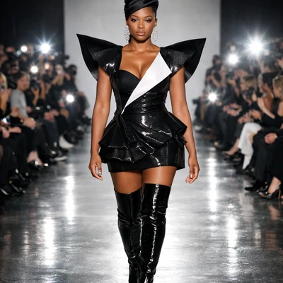 Высокая мода: Показ в Париже — AI промт для GPT Image 1.5