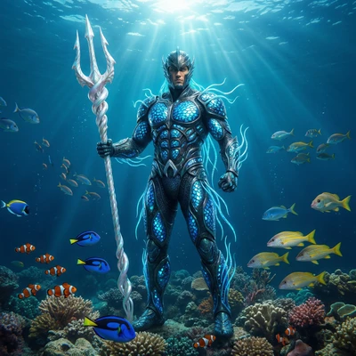 Защитник Океана: Атлант — AI промт для Nano Banana Pro