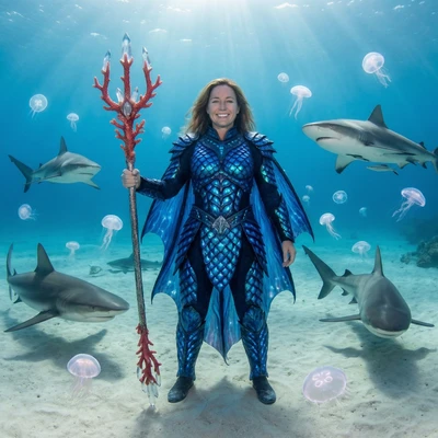 Защитник океана в стиле Аквамена — AI промт для Nano Banana Pro