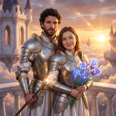 Защитники небесной цитадели — AI промт для Nano Banana Pro