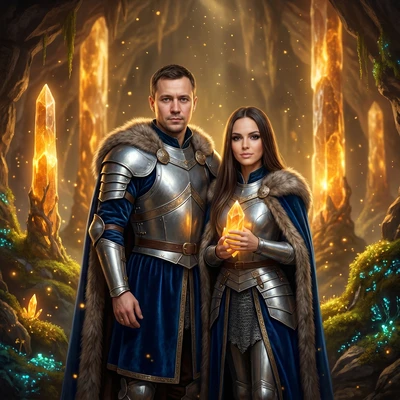 Защитники Янтарного Грота — AI промт для Nano Banana Pro