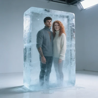 Застывшие чувства: Сюрреализм — AI промт для Seedream 4.5