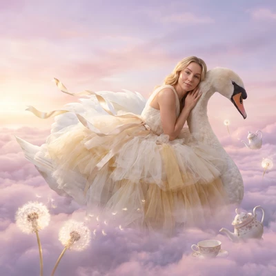 Зефирная мечта в облаках — AI промт для Nano Banana Pro