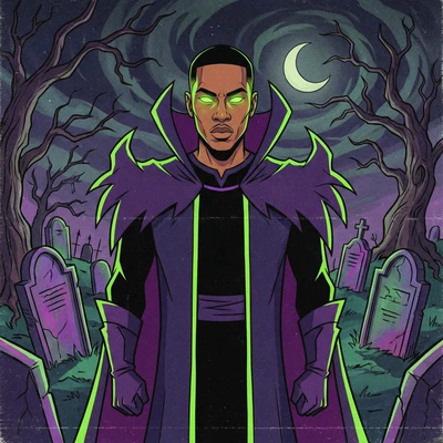 Злодей из хоррор-мультфильмов 90-х — AI промт для Nano Banana Pro