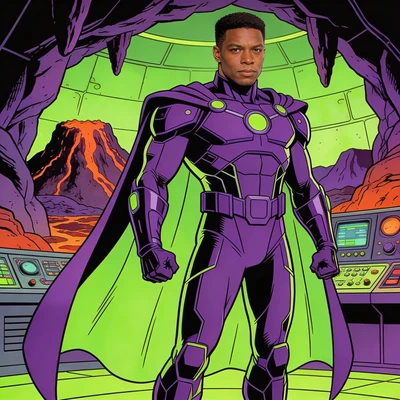 Злой гений в мультфильме 90-х — AI промт для Seedream 4.5