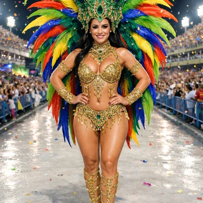 Звезда карнавала в Рио-де-Жанейро — AI промт для GPT Image 1.5