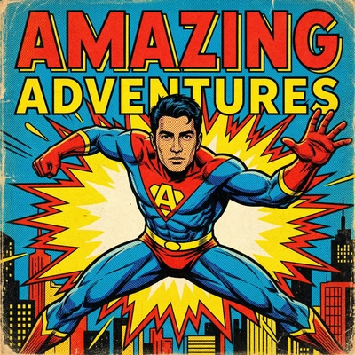 Звезда на обложке комикса 60-х — AI промт для Nano Banana Pro