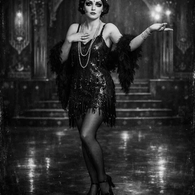 Звезда немого кино 1920-х — AI промт для GPT Image 1.5