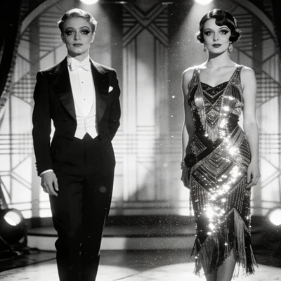 Звезда немого кино 1920-х — AI промт для Seedream 4.5