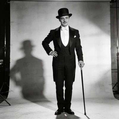 Звезда немого кино в стиле Чаплина — AI промт для Seedream 4.5