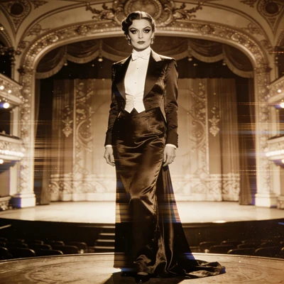 Звезда немого кино — AI промт для Seedream 4.5