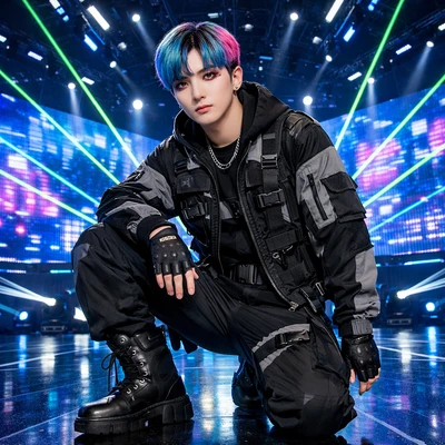 Звезда танцев TikTok в стиле K-Pop — AI промт для GPT Image 1.5