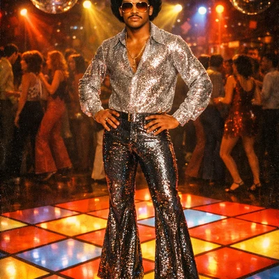 Звезда танцев в стиле Диско 70-х — AI промт для GPT Image 1.5