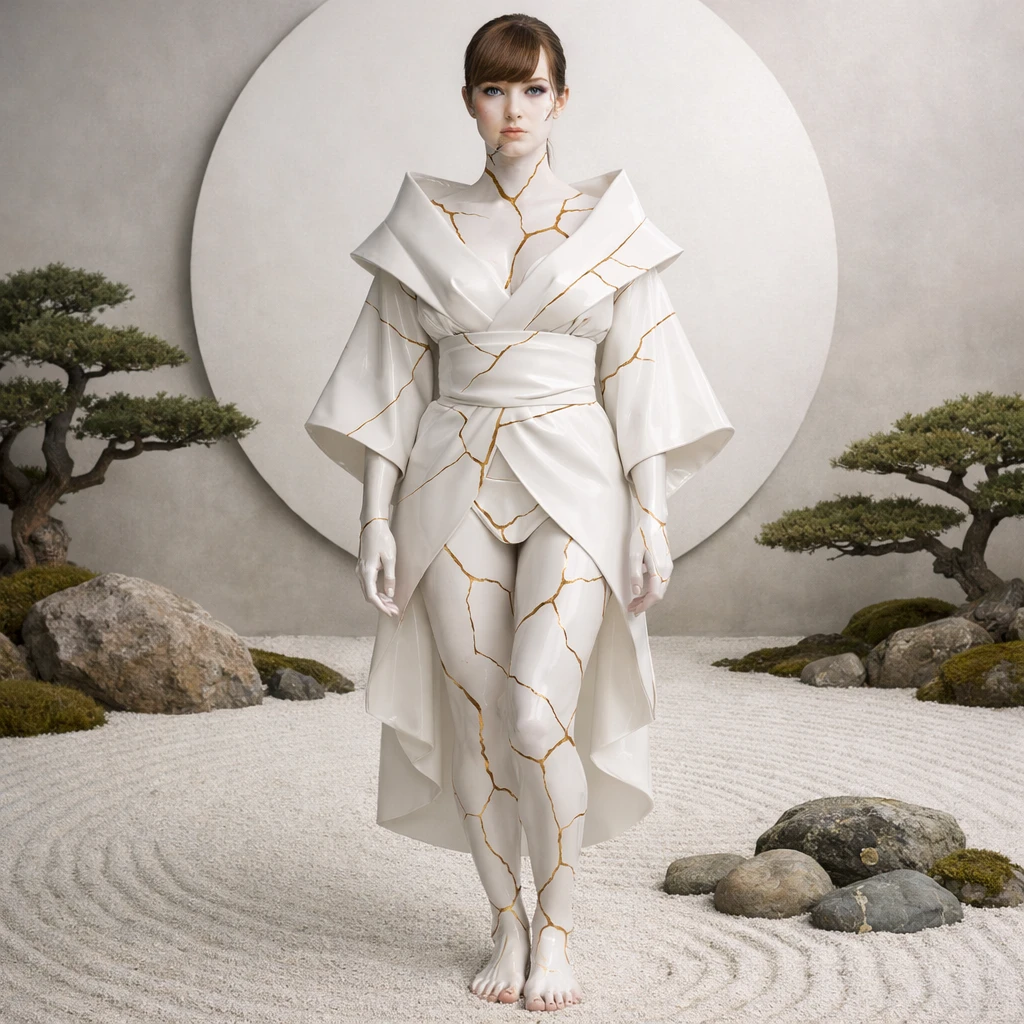 Тренд: «Фарфоровая кукла Kintsugi» — GPT Image 1.5 промт